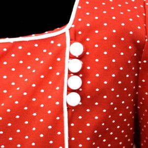 Vintage Polka Dot Dress